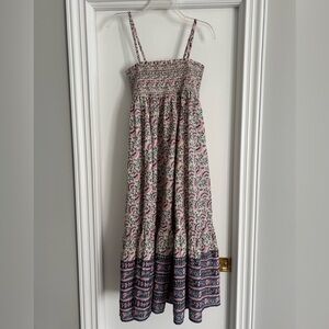 Natural Life Bohemian Floral Smocked Dress